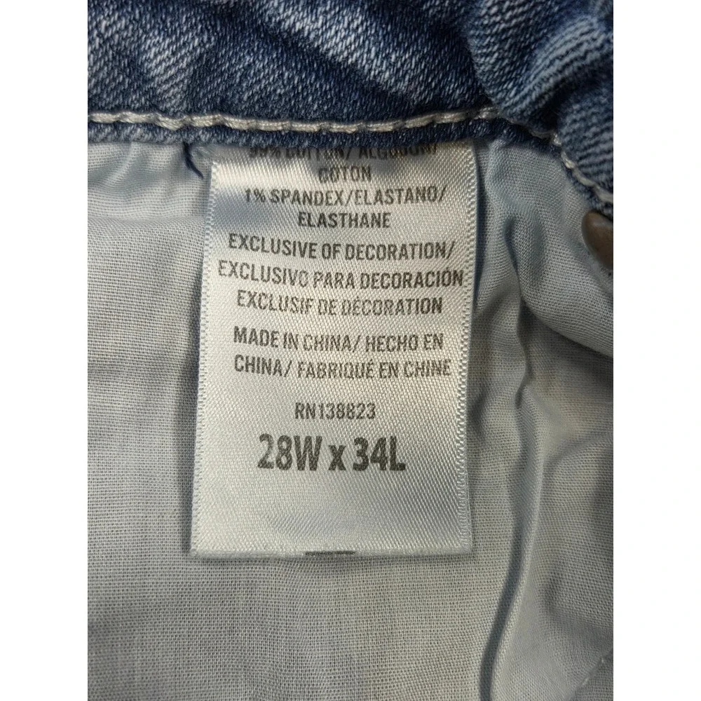 Shyanne Super Bell Bottom Y2K Flare Jeans Womens 28x34 Blue Light Wash Jewels